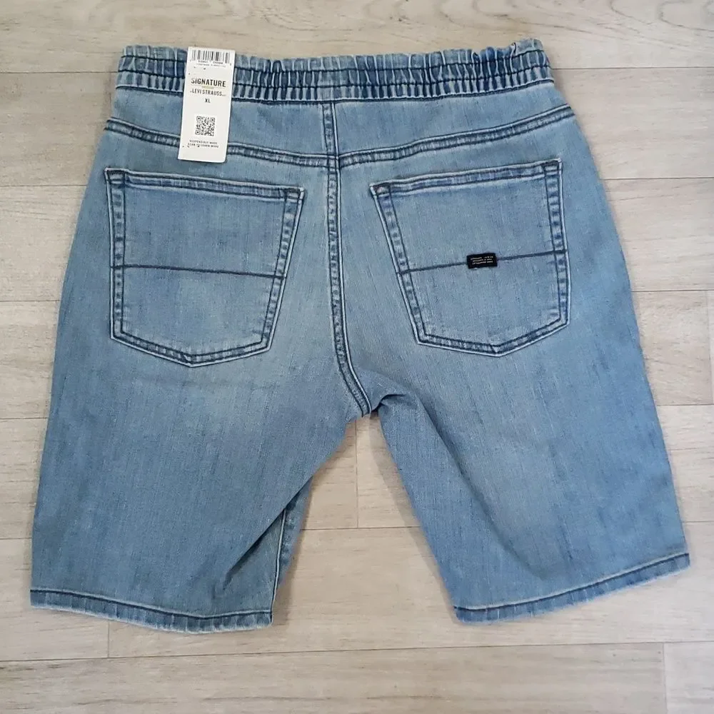 NWT Boys Signature Levi's GOLD Pull-On Shorts Sz XL